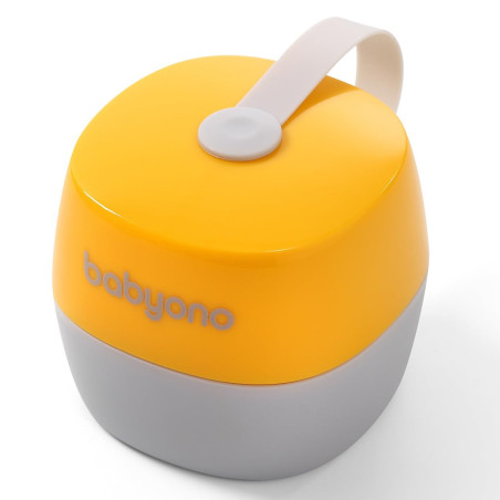Кутия за залъгалка Babyono Natural Nursing, жълта new