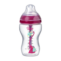 Бебешко шише за хранене Tommee Tippee Anti-Colic, 340мл. розово
