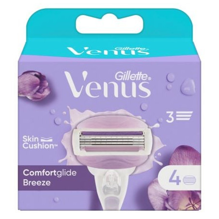 GILLETTE Venus Breeze, ножчета за самобръсначка, 4 бр.