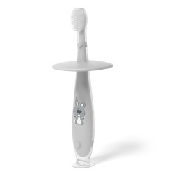 Четка за зъби BabyOno, 12м+, сива