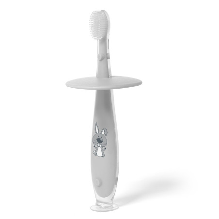 Четка за зъби BabyOno, 12м+, сива