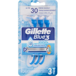 GILLETTE Blue3 Cool, еднократна, самобръсначка, 3 бр.