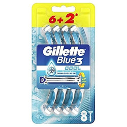 GILLETTE Blue3 Cool, еднократна, самобръсначка, 6+2бр.