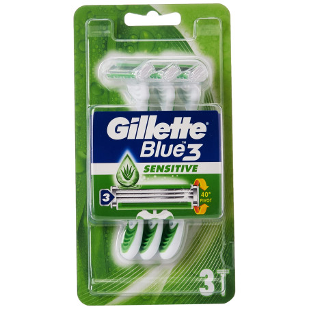 GILLETTE Blue3 Smooth, еднократна, самобръсначка, 3 бр.