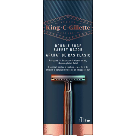 GILLETTE King C. с двоен ръб, самобръсначка