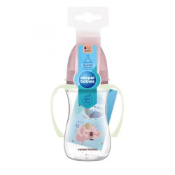 Canpol - Шише Easy Start Sleepy Koala, 240 мл, розово