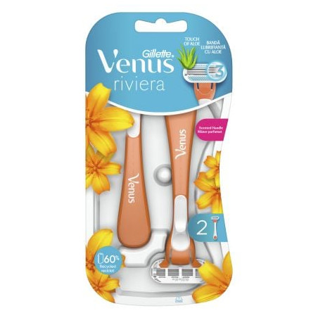 GILLETTE Venus Riviera, самобръсначка, 2 бр.