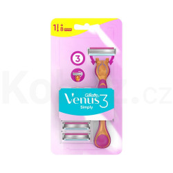 GILLETTE Venus Simply д+8 ножчета, самобръсначка
