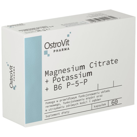 Magnesium Citrate + Potassium + B6 P-5-P Blisters