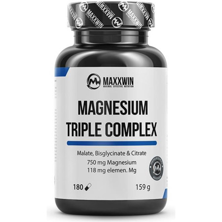 Magnesium Triple Complex | with Malate, Bisglycinate and Citrate
