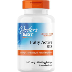 BEST Fully Active B12 / Methylcobalamin 1500 mcg