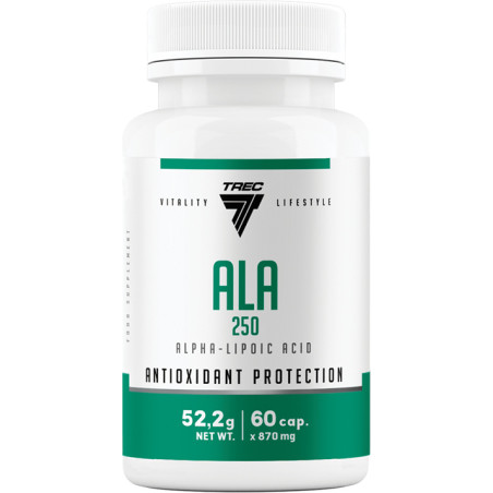 ALA 250 | Alpha Lipoic Acid 250 mg