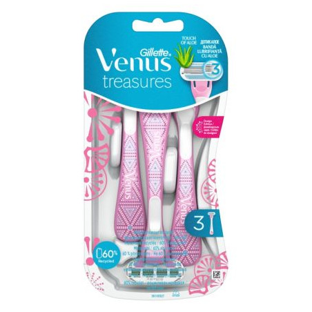GILLETTE Venus Treasures, самобръсначка, 3 бр.