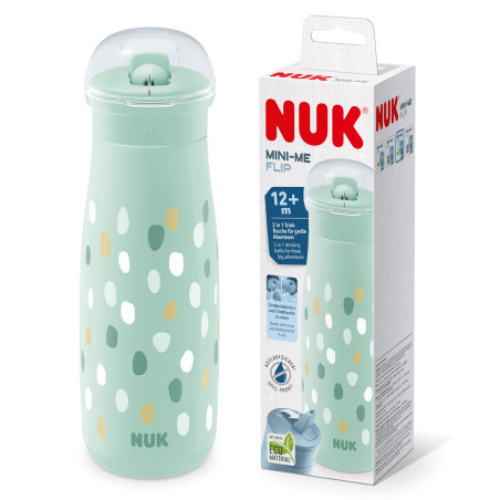 ЧАША MINI-ME FLIP PP 450мл. Зелена точки