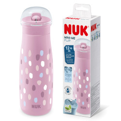 ЧАША MINI-ME FLIP PP 450мл лилава, точки