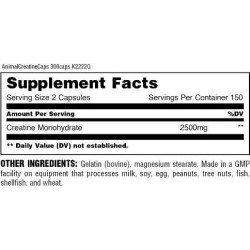 Animal Creatine Micronized Capsules