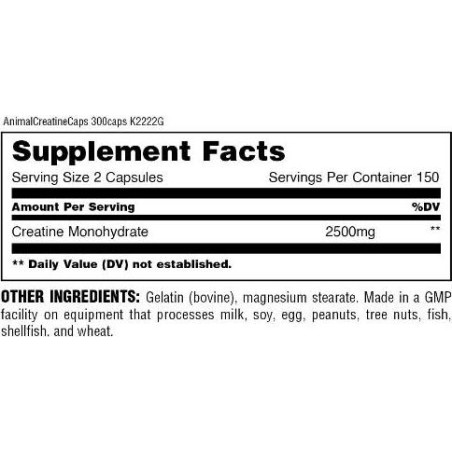 Animal Creatine Micronized Capsules