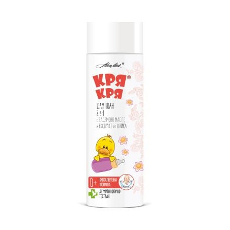 Бебешки шампоан за коса и тяло 2 в 1 Кря Кря, 200 ml