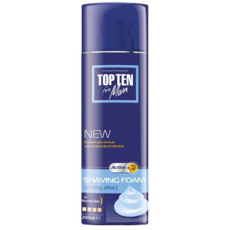 Top Ten for Men Active Пяна за бръснене за мъже 250 мл