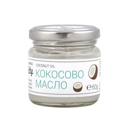 Студено пресовано кокосово масло - 60 гр
