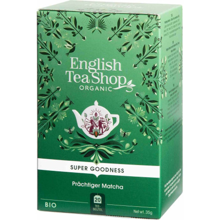 Чай Mighty Matcha - био, English tea shop, 20 бр