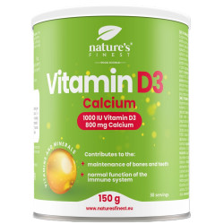 Витамин D3 1000IU и калций, Nutrisslim, 150 г