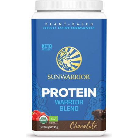 Протеин „Warrior Blend“ - шоколад - 750 г, Sunwarrior, 750 г