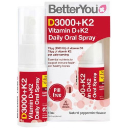 Витамин D3 + K2 - орален спрей, BetterYou, 12 мл