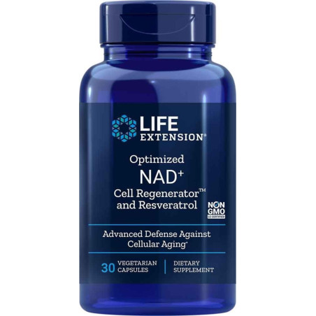 NAD+ клетъчен регенератор™ и ресвератрол Elite™, Life extension, 30 капс