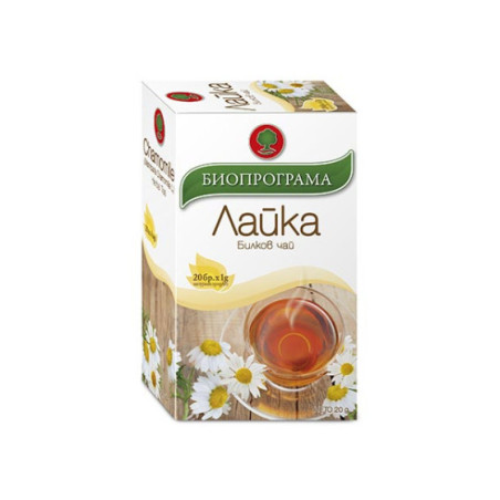 Чай лайка филтър х 20 биопрограма