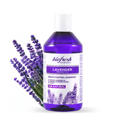 Шампоан за контрол на себума LAVENDER ORGANIC OIL 300 ml