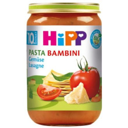HIPP 6410 Био Лазаня Със Зеленчуци, храна за бебе, 220 гр