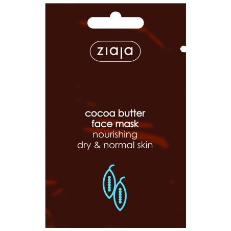 ZIAJA маска лице подхранваща КАКАО саше 7 ml