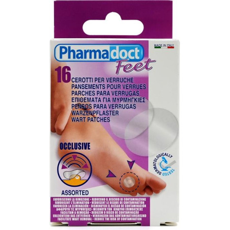 Pharmadoct Пластир за лечение на кокоши трън и брадавици