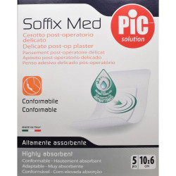 Пластир SOFFIX MED ПОСТОПЕРАТИВЕН 10 X 6 см X 5 бр.