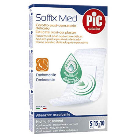 Пластир SOFFIX MED ПОСТОПЕРАТИВЕН 15 X 10 см X 5 бр.