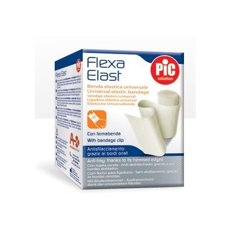 Универсален еластичен бинт /с клипс/ FLEXA ELAST 6 см х 4.5 м