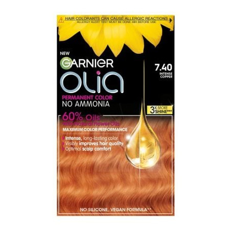 OLIA 7.40 Боя за коса Intense Copper NEW