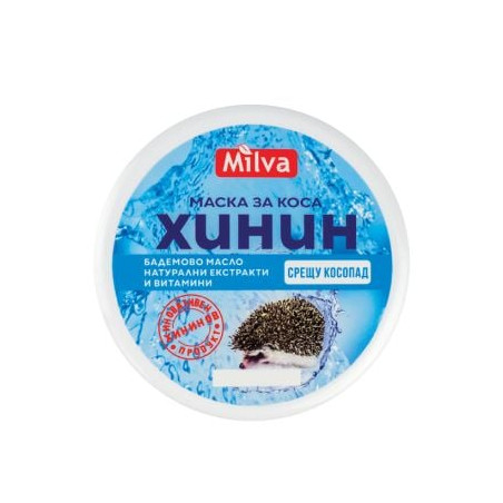 МАСКА ЗА КОСА С ХИНИН 250мл. MILVA