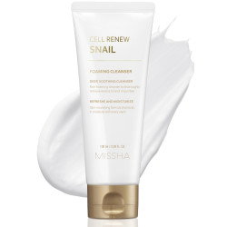 Missha Super Aqua Cell Renew Snail Cleansing Foam, Почистваща пяна