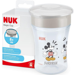 NUK Чаша Magic Cup 230мл., 8+мес. Mickey, сива