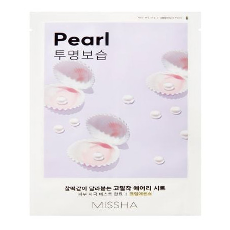 Missha Airy Fit шийт маска за лице с перлен екстракт