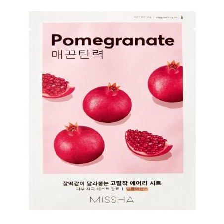 Missha Airy Fit шийт маска за лице с нар
