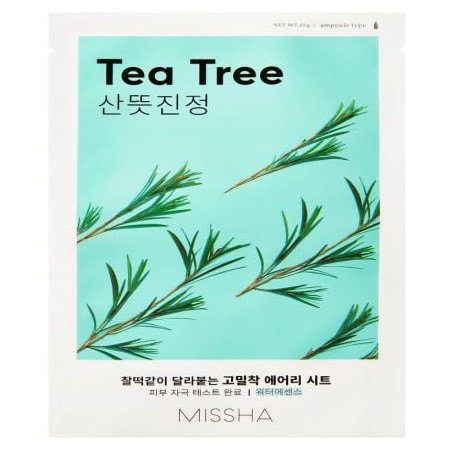 Missha Airy Fit шийт маска за лице с чаено дърво