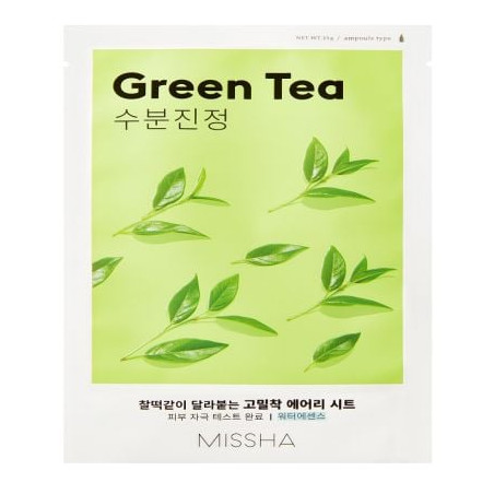 Missha Airy Fit шийт маска за лице със зелен чай