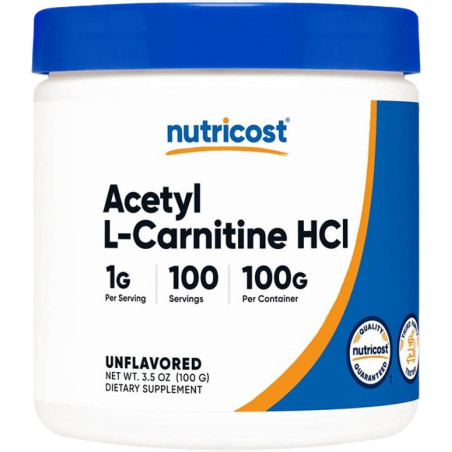 Горене на мазнини - Ацетил-Л-Карнитин (Acetyl L-Carnitine), 100 g прах
