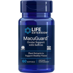 MacuGuard® Ocular Support with Saffron/ В подкрепа на зрението х 60 софтгел капсули