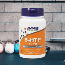NOW 5-HTP 50mg. / 30 Vcaps.