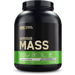 OPTIMUM NUTRITION Serious Mass 6 lbs. / Cookies and Cream / 2.724g.