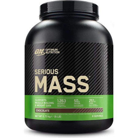OPTIMUM NUTRITION Serious Mass 6 lbs. / Strawberry / 2.724g.